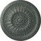 Ekena Millwork Temple Ceiling Medallion (Fits Canopies up to 9 1/4"), 24"OD x 1 5/8"P, Athenian Green Crackle CM24TEAGC - alternate 1